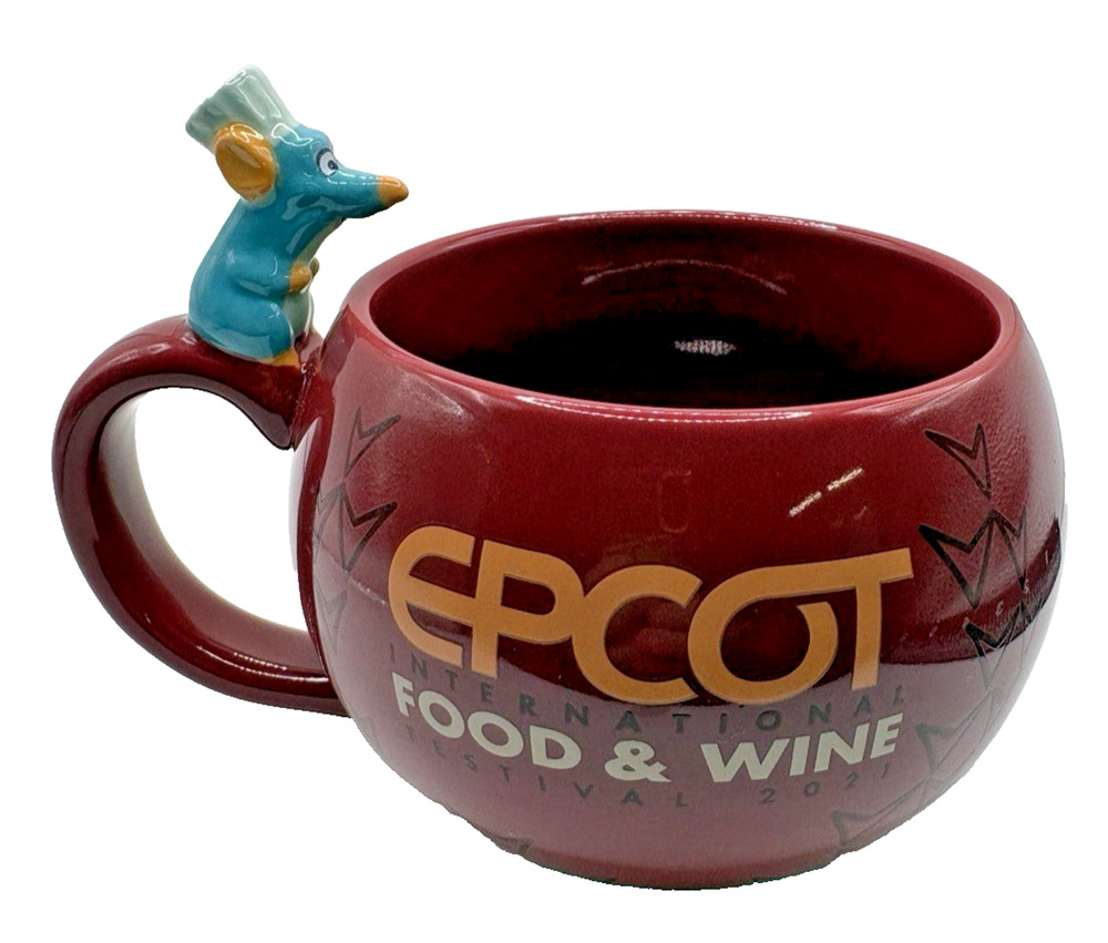 2021 Disney EPCOT Food Wine Festival C'est Moi Le Chef Remy Ratatouille Cup Mug